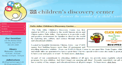 Desktop Screenshot of adlerdiscoverycenter.org